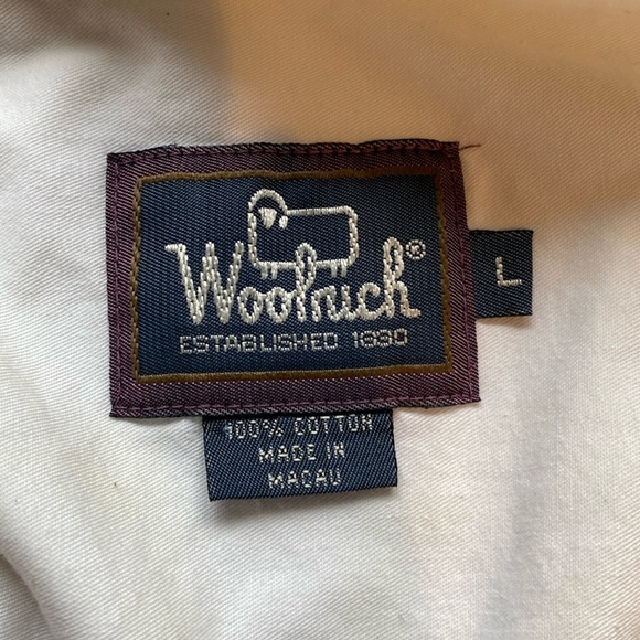 Vintage Woolrich Christmas Embroidered Long Sleeve Button Up Shirt: Size Large - Picture 8 of 11